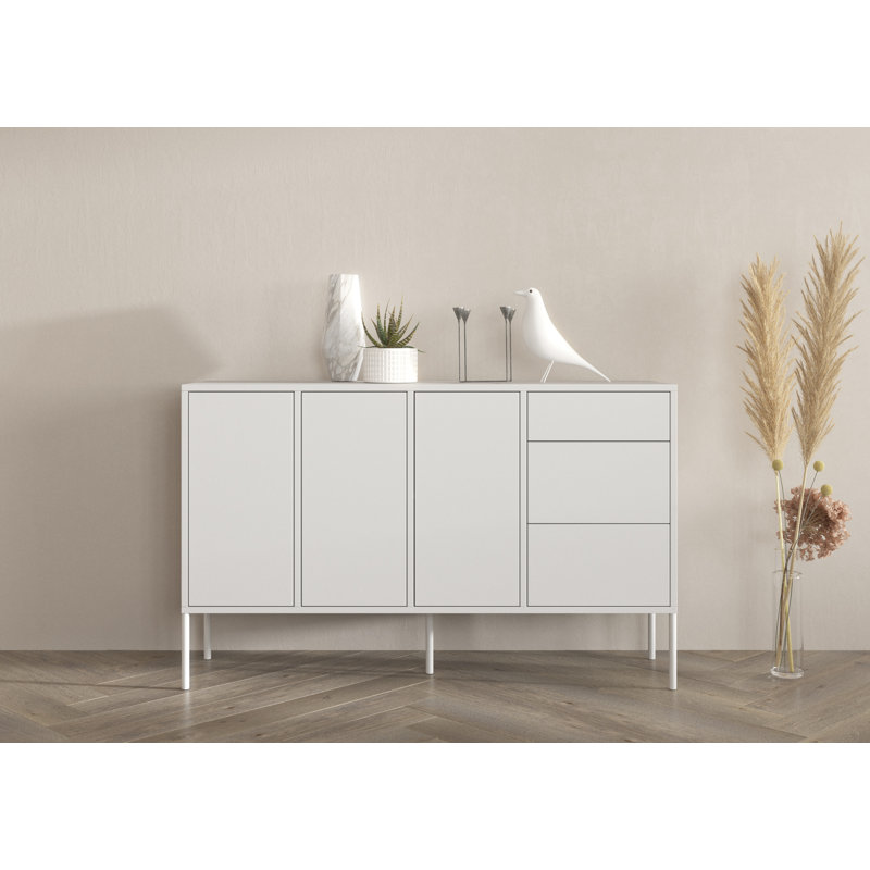 Caola 130cm Sideboard, White