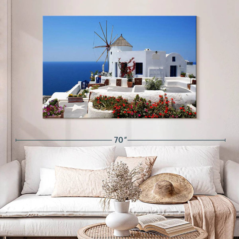Maison de repos Gillard Santorini, H 34 po x l 51 po