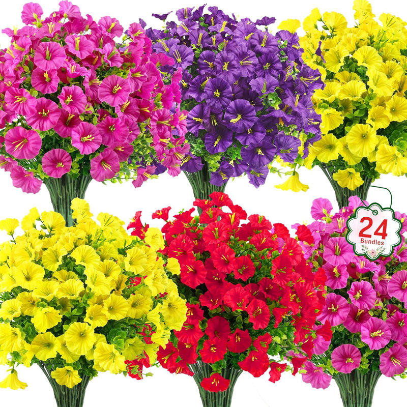 24 pièces Aditya pour l'extérieur - Résistant aux rayons UV pour le jardin, le porche et les aménagements extérieurs