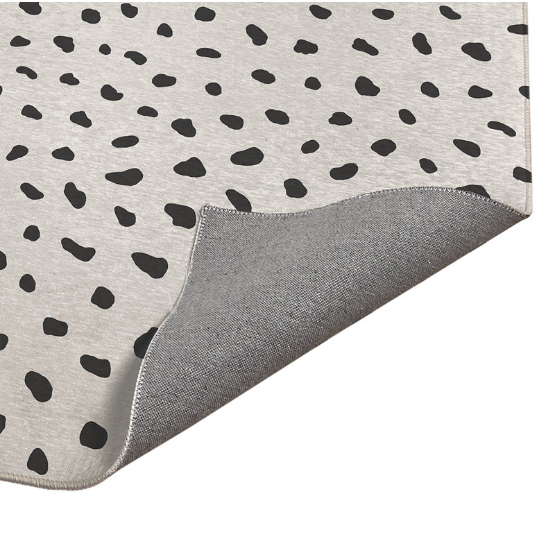 Paint Drop Non-Slip Outdoor Rug, Rectangle 5' x 7'