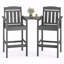 Ensemble de plateaux hauts en PEHD Adirondack-123244079