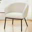 Fauteuil d'appoint rembourré avec pieds en métal Modern-1133470300
