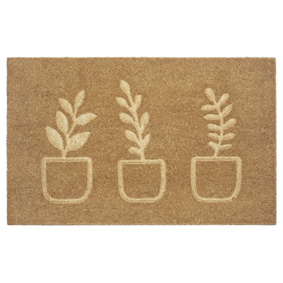 Flowerpot Door Mat