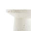 Table d'appoint d'extérieur 24 po H Mgo Terrazzo, blanc