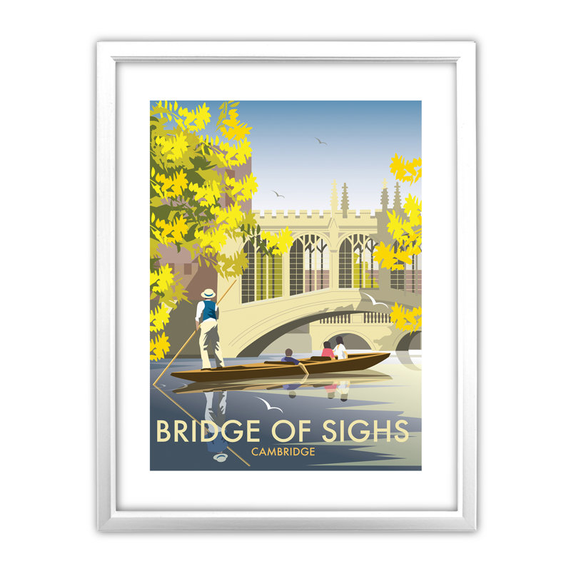 Dave Thompson - Single Picture Frame Print, White