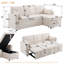 3 Seater Linen Sofa-1497130519