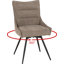 Wahpeton Set Of Two Swivel Dining Chairs-1912448206