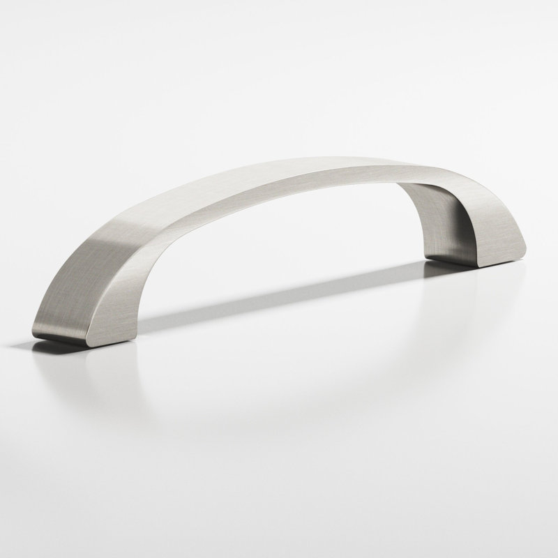 Bow Cabinet Pull, Satin Nickel, 3"