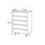 Commode d'appoint de style rétro français-125098120