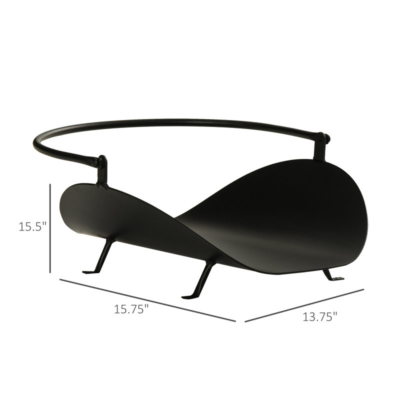 15.75'' W Metal Log Rack