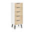 Mamani 45cm W 5 - Drawer Chest of Drawers-1082094744