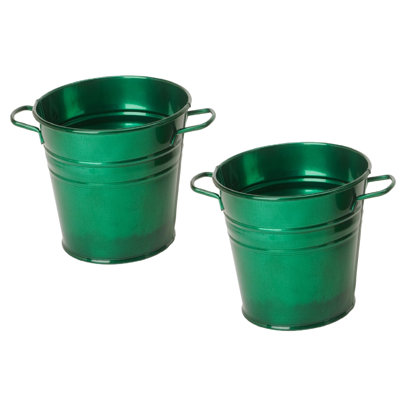 Maynard Metal Pot Planter