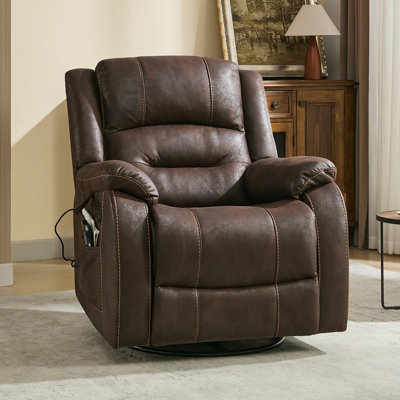 Michalski Swivel Recliner With Massage & Heating