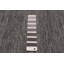 Tapis rectangulaire unique de 4 pi 11 po x 7 pi 11 po gris foncé
