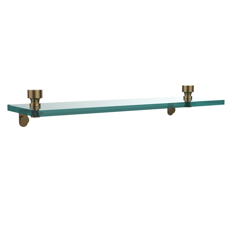 Ballenas Bracket Shelf, Brushed Bronze, 5" H x 16" L x 5" D