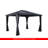 Sojag Outdoor Ventura Hardtop Gazebo Sun Shelter, Dark Grey-90566763