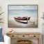 «Coastal» - Peinture sur bois encadrée