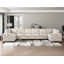 Siège de coin moderne avec rangement et tissu d'ameublement en velours côtelé 1 pièce modulaire (un seul siège!)-2006697510