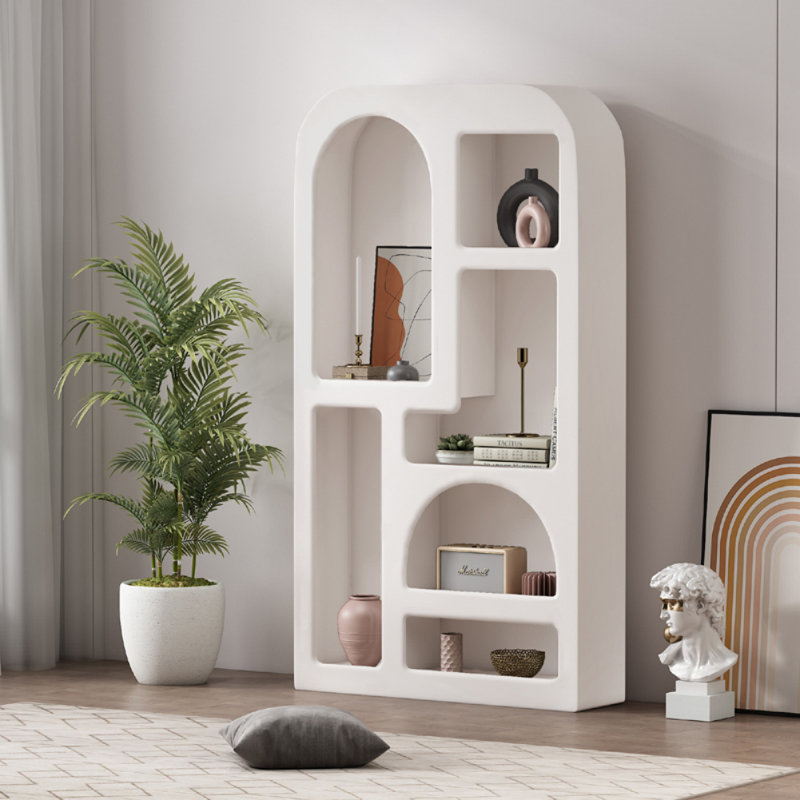 Modern and Simple Cream Style Display Cabinet