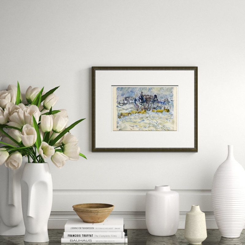 Giclee Print by Soicher Marin Archives, 17" H x 21" W x 1.25" D, Brown, Ivory