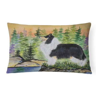Coussin décoratif intérieur/extérieur collie