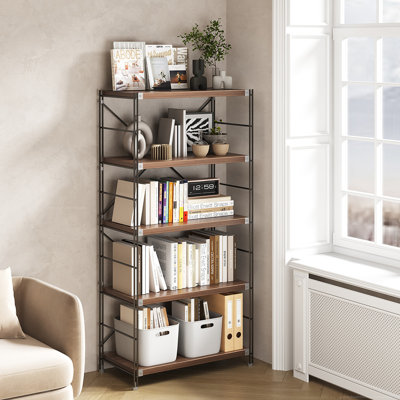 Modern Industrial Storage Rack With Fixed Shelves by 17 Stories