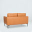 Causeuse en cuir véritable Fessler
