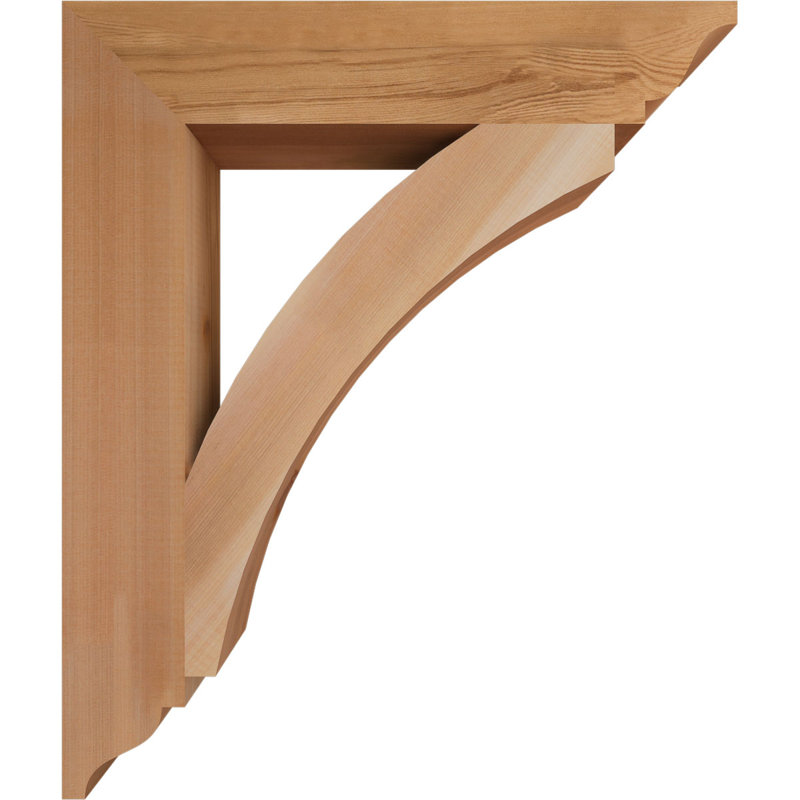 Support traditionnel Thorton, H 26 po x l 3,5 po x P 22 po, Cèdre rouge