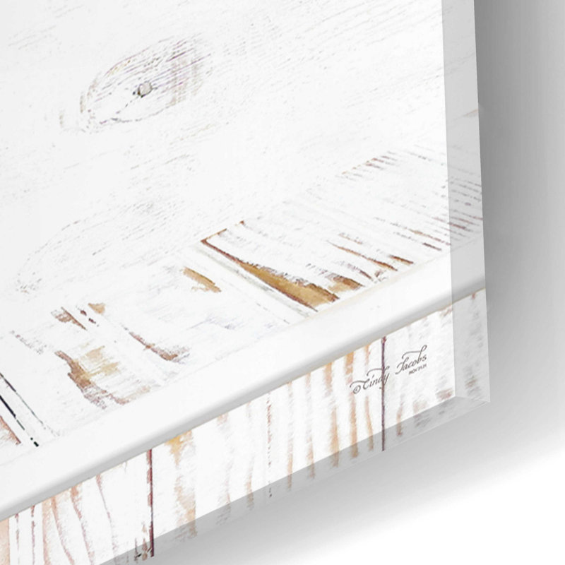 'White Hydrangea' by Cindy Jacobs, Acrylic Glass Wall Art, 24" H x 16" W x 0.2" D