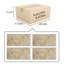 Carreaux de marbre naturels polis 12 po x 24 po pour plancher et mur, 1 boîte et 4 pièces