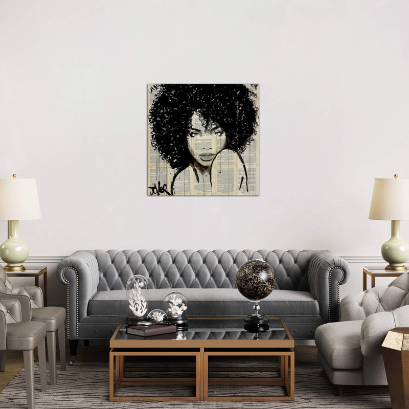 Loui Jover - Wrapped Canvas Print, 45.72 cm H x 45.72 cm W x 1.91 cm D