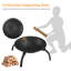 Round Iron Wood Burning Fire Pit