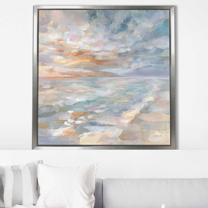 «Morning Dream (Square)» par Danhui Nai, reproduction, Cadre flottant argent, H 21,5 po x l 21,5 po x P 2 po