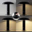 Writzer 11" Contemporary Bohemian Rechargeable/Cordless Dimmable Integrated LED Mushroom Table Lamp-1863974577