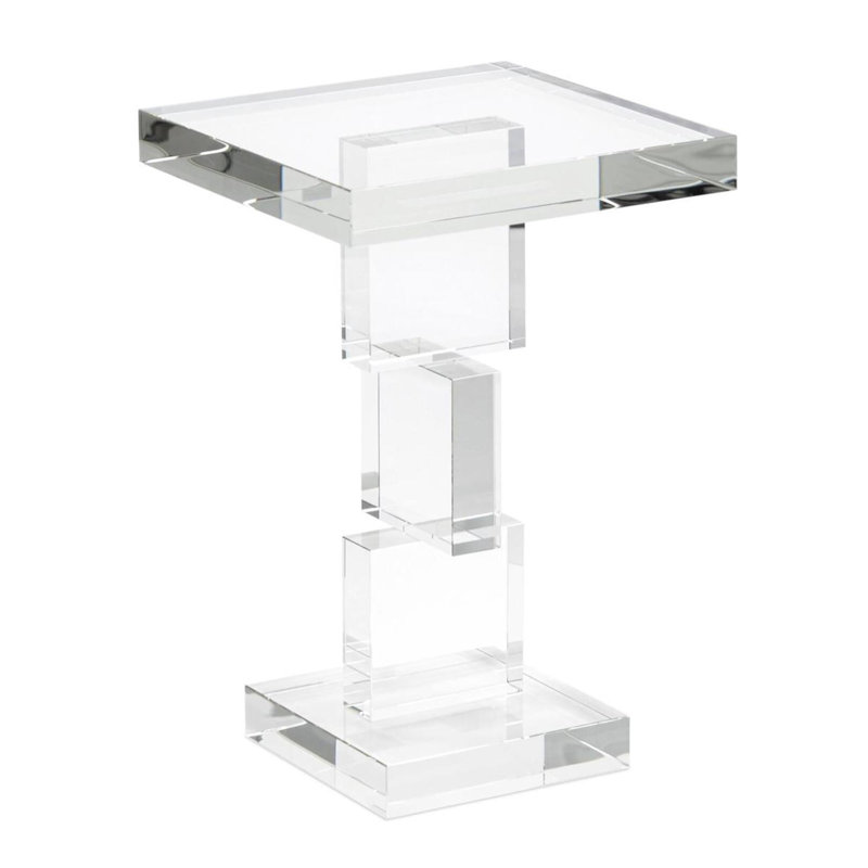 Table martini en cristal