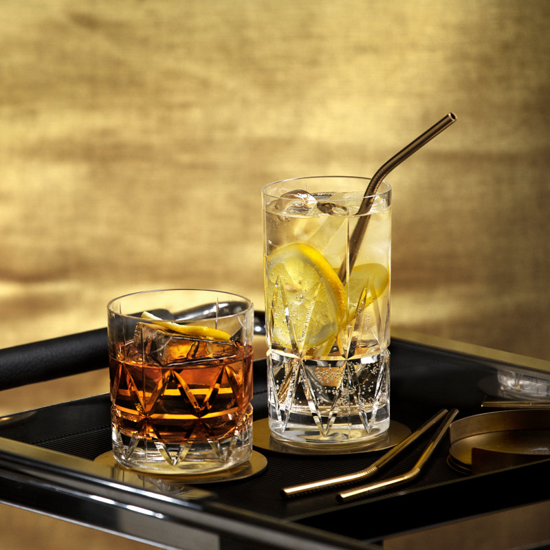 Orrefors Peak Stainless Steel Reusable Straws
