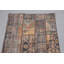Tapis bleu patchwork fabriqué à la main à partir de tissus turcs et anatoliens d'époque, parfait pour la cuisine