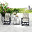 Ensemble de 2 fauteuils oscillants d'extérieur Outsunny