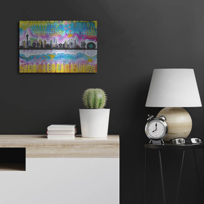 Ivy Bronx «Las Vegas Skyline» par Dean Russo, art mural en métal