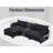 103” Comfy Cloud Couch Sectional Sofa With Storage-1334914416