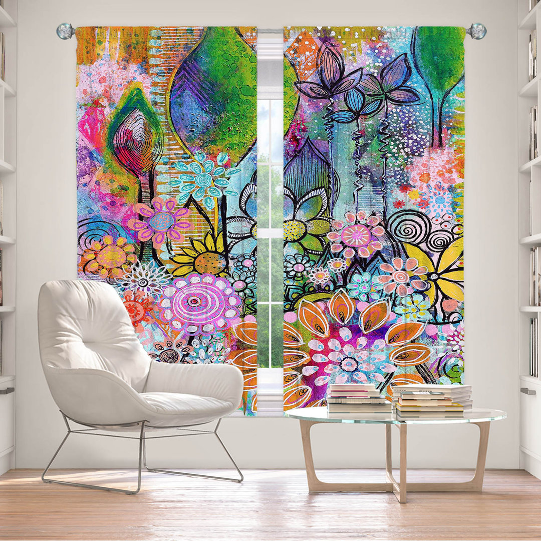 Synthetic Room Darkening Curtain Pair (Set of 2) East Urban Home Size per 