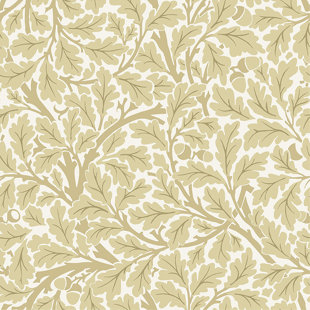 Oak Tree Modern Floral Wallpaper