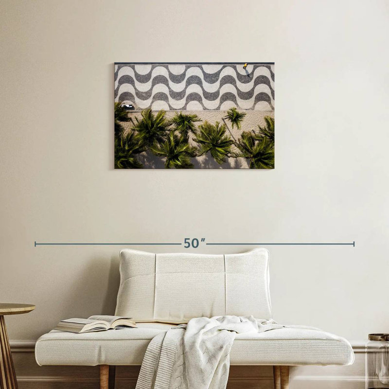 Gillard Copacabana Sidewalk Palms, H 20 po x l 30 po