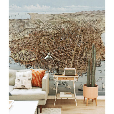 Carrel Matte Peel and Stick Mural