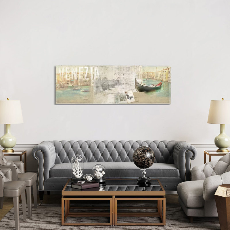 Venezia - Wrapped Canvas Panoramic Painting, 152.4 cm H x 50.8 cm W x 3.175 cm D