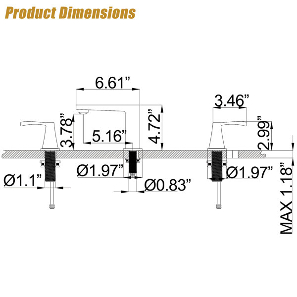 Dimensions du produit