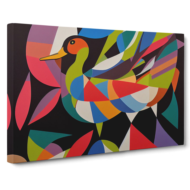 Wondrous Abstract Duck - Wrapped Canvas, 50cm H x 76cm W x 3cm D