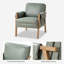 Faux Leather Armchair-128823868