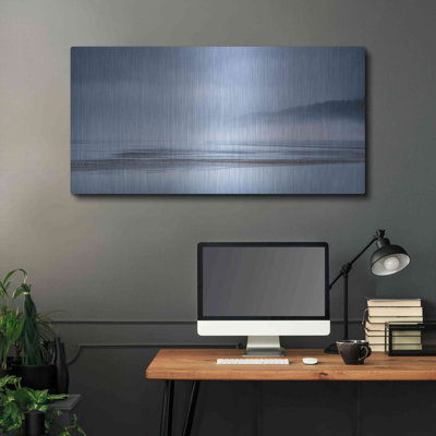 Fog At Low Tide' by Don Schwartz, Metal Wall Art