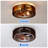 20" Rustic Wood Grain Caged Ceiling Fan with Lights